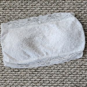 Women's Floral Lace Tube Top